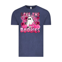 Vintage Denim save the boobies Vintage Tee - Artiststas