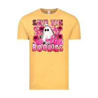 Vintage Mustard save the boobies Vintage Tee - Artiststas