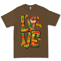 Cacao love juneteenth with fist Premium Tee - texasbilliewilder