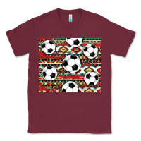 Burgundy western soccer Classic Tee - AdoDesignShop