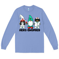 Colony Blue hero gnomies african american nurse gnomies medical gnomies Long Sleeve Tee - BarkalooDesign