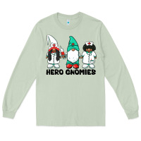 Matcha hero gnomies african american nurse gnomies medical gnomies Long Sleeve Tee - BarkalooDesign