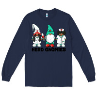 Hero Gnomies African American Nurse Gnomies Medical Gnomies Long Sleeve Tee | Teevron
