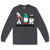 Smoke hero gnomies african american nurse gnomies medical gnomies Long Sleeve Tee - BarkalooDesign