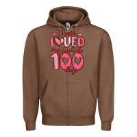 Chestnut i have loved my students 100 days Zipper Hoodie - MaliasSmallBusiness