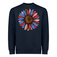 Navy usa flag camouflage sunflower Heavyweight Sweatshirt - JahusDesignShop