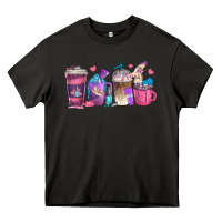 Asphalt nail hustler coffee cups Heavy Core Tee - texasbilliewilder