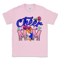 Bubblegum Pink Cheer Mom Classic Tee - CowhideDigitalArt