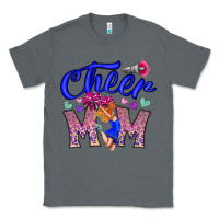Charcoal Heather Cheer Mom Classic Tee - CowhideDigitalArt