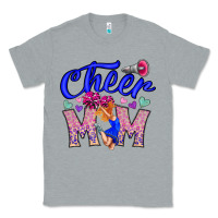 Heather Grey Cheer Mom Classic Tee - CowhideDigitalArt