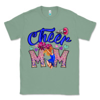 Sage Cheer Mom Classic Tee - CowhideDigitalArt