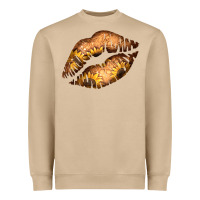 Mushroom Western Sunflower Lips Heavyweight Sweatshirt - Bettercallsaul