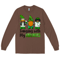 Chestnut hanging with my gnomies african american nurse gnomies Long Sleeve Tee - BarkalooDesign
