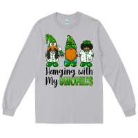Moon Dust hanging with my gnomies african american nurse gnomies Long Sleeve Tee - BarkalooDesign
