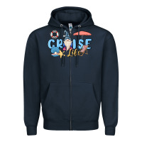 Navy cruise life sailor gnome Zipper Hoodie - MaliasSmallBusiness