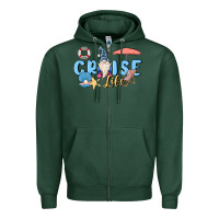Sports Green cruise life sailor gnome Zipper Hoodie - MaliasSmallBusiness