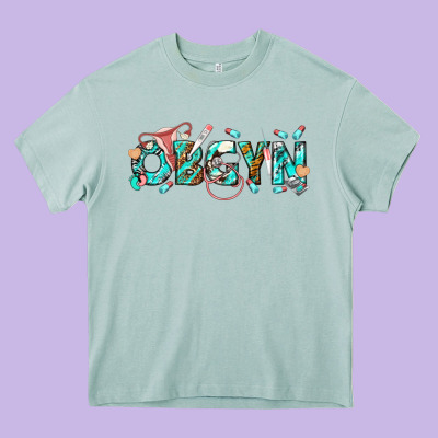 Obgyn Heavy Core Tee Designed By Texasbilliewilder