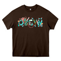 Chocolate Brown obgyn Heavy Core Tee - texasbilliewilder