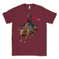 Burgundy western cowboy Classic Tee - AdoDesignShop