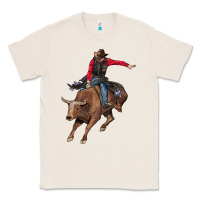 Natural western cowboy Classic Tee - AdoDesignShop