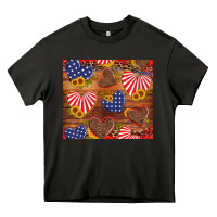 Asphalt america heart Heavy Core Tee - Artiststas