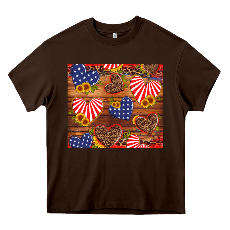 America Heart Heavy Core Tee by Artiststas | Teevron