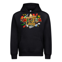 Black cinco de mayo cafeteria lady Urban Hoodie - CowGirlArtShop