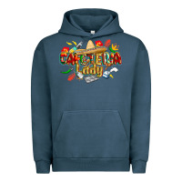 Pigment Midnight Navy cinco de mayo cafeteria lady Urban Hoodie - CowGirlArtShop