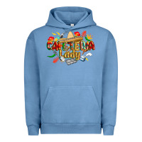 Pigment Pebble Blue cinco de mayo cafeteria lady Urban Hoodie - CowGirlArtShop