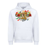 White cinco de mayo cafeteria lady Urban Hoodie - CowGirlArtShop