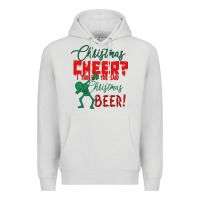 Dove Grey Christmas Cheer I Thought You Said Christmas Beer Premium Hoodie - Bettercallsaul