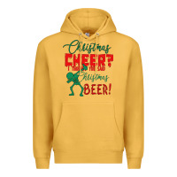 Mustard Christmas Cheer I Thought You Said Christmas Beer Premium Hoodie - Bettercallsaul