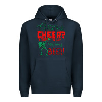 Navy Christmas Cheer I Thought You Said Christmas Beer Premium Hoodie - Bettercallsaul