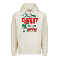 Oatmeal Heather Christmas Cheer I Thought You Said Christmas Beer Premium Hoodie - Bettercallsaul