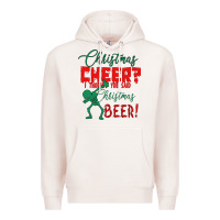 Pale Pink Christmas Cheer I Thought You Said Christmas Beer Premium Hoodie - Bettercallsaul
