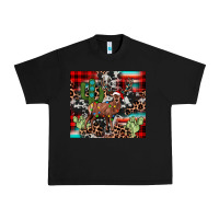 Black christmas reinder Urban Heavy Tee - JahusDesignShop