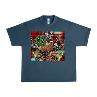 Midnight Navy christmas reinder Urban Heavy Tee - JahusDesignShop