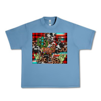 Pebble Blue christmas reinder Urban Heavy Tee - JahusDesignShop