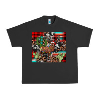 Pigment Black christmas reinder Urban Heavy Tee - JahusDesignShop