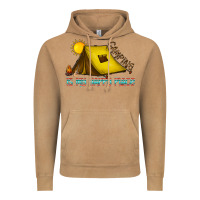 Vintage Camel camping is my happy place Vintage Hoodie - CowhideDigitalArt