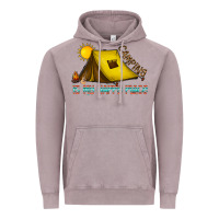 Vintage Zinc camping is my happy place Vintage Hoodie - CowhideDigitalArt