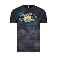 Cloud Black with god all things are possible daisy Vintage Tee - AdoDesignShop