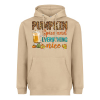 Mushroom pumpkin spice and everything nice Heavyweight Hoodie - BundleAndBundleShop