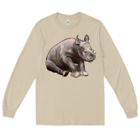Mushroom Baby Rhino Illustrations Long Sleeve Tee - LillyAllenDesigns