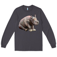 Smoke Baby Rhino Illustrations Long Sleeve Tee - LillyAllenDesigns