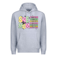 Heather Grey she is mom Premium Hoodie - JahusDesignShop