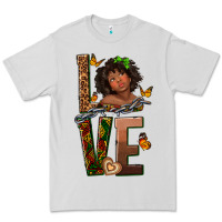 Dove Grey love melanin Premium Tee - texasbilliewilder