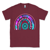 Burgundy rainbow and gemstone Classic Tee - AdoDesignShop