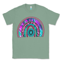 Sage rainbow and gemstone Classic Tee - AdoDesignShop