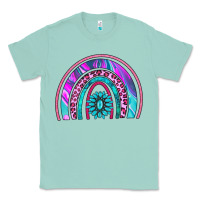 Seafoam rainbow and gemstone Classic Tee - AdoDesignShop